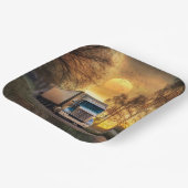 Assiettes En Carton Garder sur le camionnette Anniversaire (Angulaire)