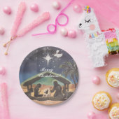 Assiettes En Carton Gardez Christ dans les plaques de papier de Noël (Fête)