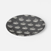 Assiettes En Carton Gardez les plaques à papier chics de couronne de (Angle)