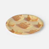 Assiettes En Carton Gâteau à l'ananas (Angle)