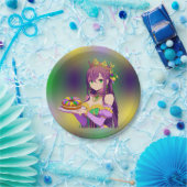 Assiettes En Carton Gâteau Anime Mardi Gras King (Fête)