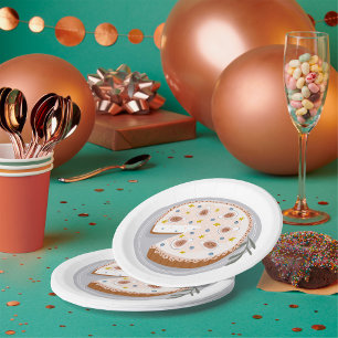 Assiettes En Carton Gâteau au fromage rond