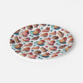 Assiettes En Carton Gâteau dans votre visage (Angle)