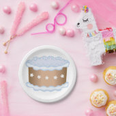 Assiettes En Carton Gâteau décoré (Fête)