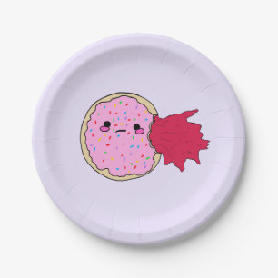 Assiettes En Carton Gâteau Kawaii Jam Mange-Moi