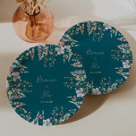 Assiettes En Carton Gâteau vert Fleur sauvage vert Mariage été multico<br><div class="desc">Cette plaque de papier gâteau vert fleur sauvage multicolore est parfaite pour une réception de mariage moderne. Le design se compose de fleurs rose aquarelle, rousse, violette, rouge, bordeaux, jaunes, blanches et de papillons à la verdure soigneusement entassés dans d'élégants bouquets floraux. Faites-le vous-même en ajoutant les noms de la...</div>
