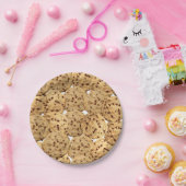 Assiettes En Carton Gâteaux aux pépites de chocolat faits maison (Fête)