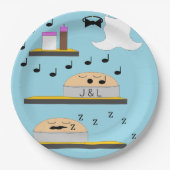 Assiettes En Carton Gâteaux mariages avant le givre (Devant)