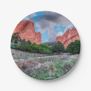 Assiettes En Carton Gateway Rocks Jardin Des Dieux Plaques Papier