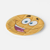 Assiettes En Carton Gaufre heureuse (Angle)