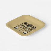 Assiettes En Carton gaufres de Belgique (Angulaire)