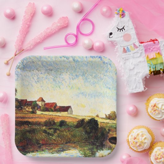 Assiettes En Carton Gauguin - The Farm in Grue, (Fête)