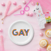 ASSIETTES EN CARTON GAY (Fête)