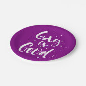 Assiettes En Carton Gay est bon (Angle)