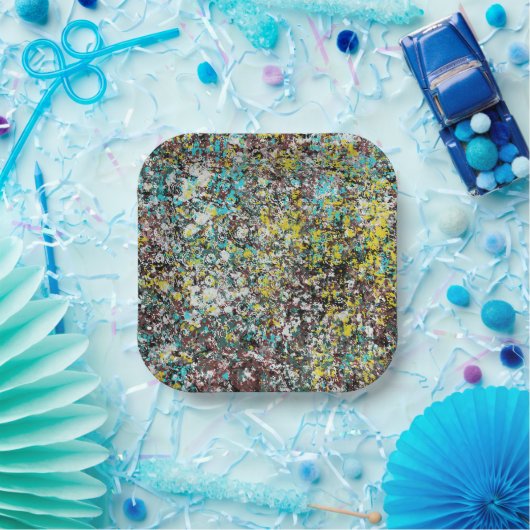 Assiettes En Carton Geared Toward Abstract Art Design Lover (Fête)