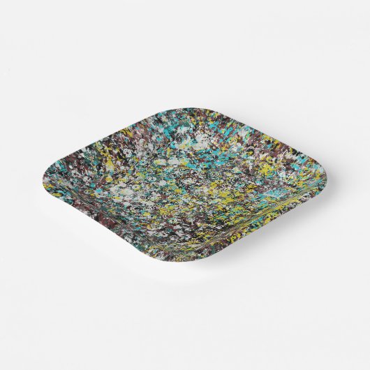 Assiettes En Carton Geared Toward Abstract Art Design Lover (Angulaire)