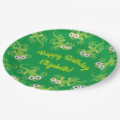 Assiettes En Carton Gecko Lizards Anniversaire Fête Enfants mignons (Angle)