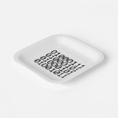 ASSIETTES EN CARTON GEEK BINAIRE (Angulaire)