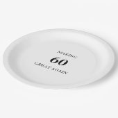 Assiettes En Carton Generic Making 60 Great Again Birthday Party (Angle)