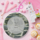 Assiettes En Carton Géologie Vieille structure du mur de pierre Photo (Fête)