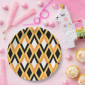 Assiettes En Carton Geometric Pattern (Fête)