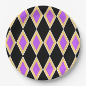 Assiettes En Carton Geometric Pattern (Devant)