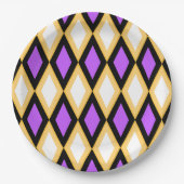 Assiettes En Carton Geometric Pattern (Devant)