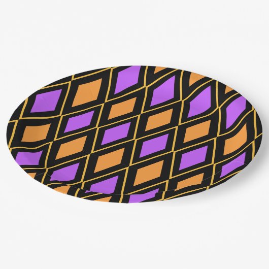 Assiettes En Carton Geometric pattern (Angle)