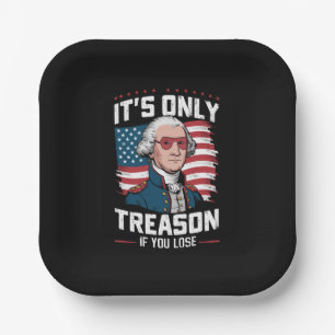 Assiettes En Carton George Washington ce n'est que de la trahison si v