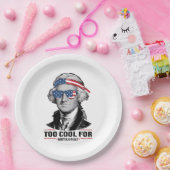 Assiettes En Carton George Washington Cool Pour la British Rule 4 juil (Fête)