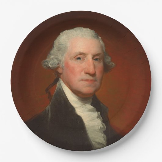 Assiettes En Carton George Washington Portrait Napkins (Devant)