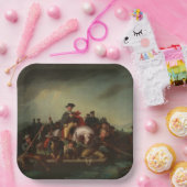 Assiettes En Carton George Washington Traversant le Delaware (Fête)
