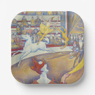 Assiettes En Carton Georges Seurat - Le Cirque