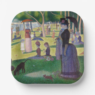 Assiettes En Carton Georges Seurat - Un dimanche à La Grande Jatte