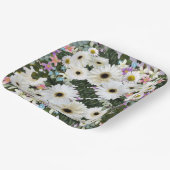 Assiettes En Carton Gerbera Daisies Swag Plaque papier Mariage (Angulaire)