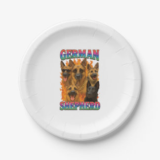 Assiettes En Carton German Shepherd 