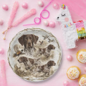 Assiettes En Carton German Shorthaired Pointers  (Fête)