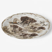 Assiettes En Carton German Shorthaired Pointers  (Angle)