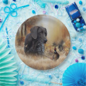 Assiettes En Carton German Shorthaired Pointers  (Fête)