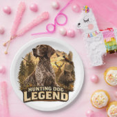 Assiettes En Carton German Shorthaired Pointers  (Fête)