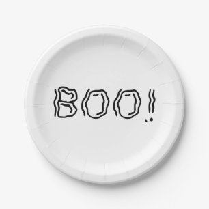 Assiettes En Carton Ghomajorité Boo !