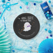 Assiettes En Carton Ghost Halloween Little Boo Boo Baby shower garçon (Fête)
