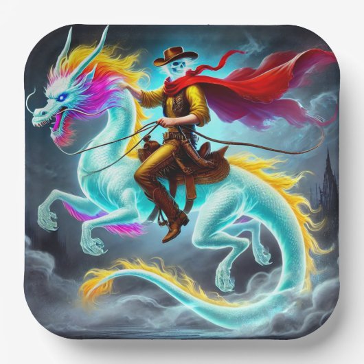 Assiettes En Carton Ghost Rider (Recto)