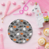 Assiettes En Carton Ghosts, Chats, chauves-souris et Citrouilles d'Hal (Fête)