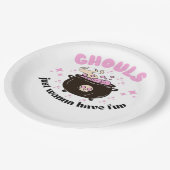 Assiettes En Carton Ghouls veut juste s'amuser belle Halloween (Angle)