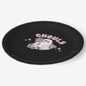 Assiettes En Carton Ghouls veut juste s'amuser Halloween Art Basic Sty (Angle)