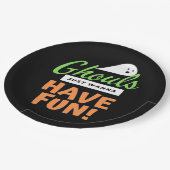 Assiettes En Carton Ghouls veut juste s'amuser - Halloween Ghouls Funn (Angle)