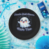 Assiettes En Carton Ghouls veut juste s'amuser Sloth & Slogan (Fête)