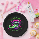 Assiettes En Carton Ghouls Veux Juste Avoir Un Design Amusant Boo-tifu (Fête)