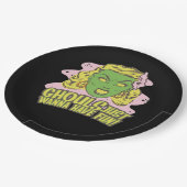 Assiettes En Carton Ghouls Veux Juste S'Amuser Paresseuse Paresseuse (Angle)